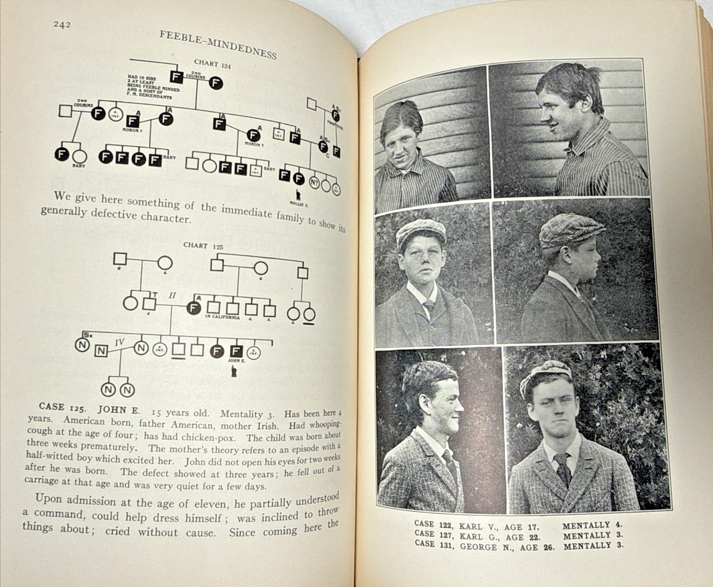 Feeblemindedness Causes Consequences Goddard 1926 Genetics Antique Medical Book