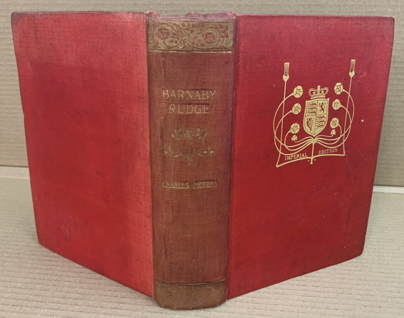 Barnaby Rudge – Charles Dickens – Antique Hardback – Gresham Publishing Company