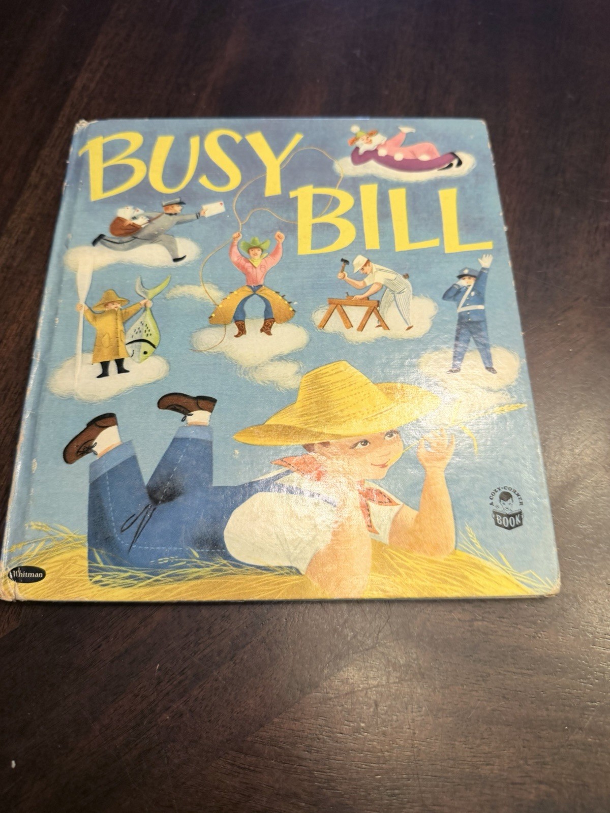 Vintage Busy Bill Patricia Lynn 1954 Whitman Cozy Corner Book Cozy Corner