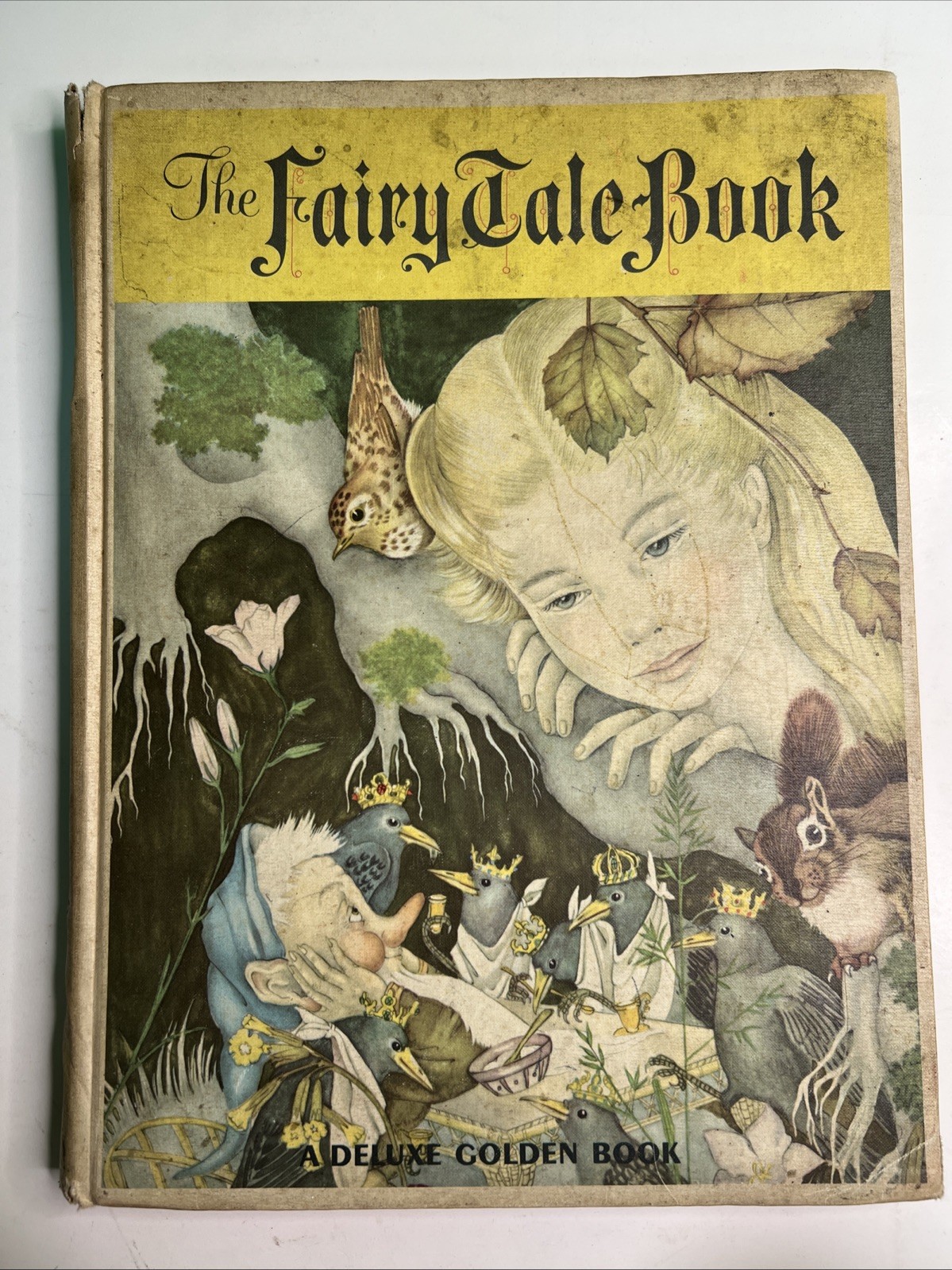 The Fairy Tale Book Marie Ponsot Deluxe Golden Book 1966 HC Illustrated
