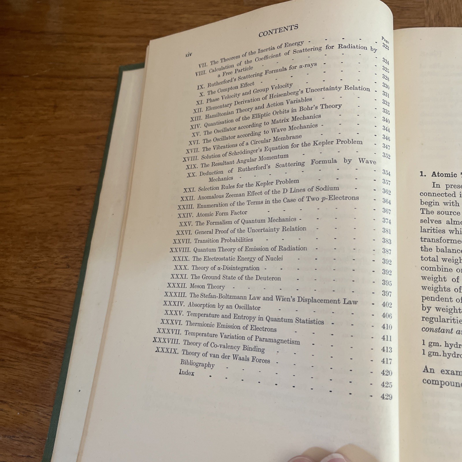 Atomic Physics – Max Born – 5th Ed. Blackie and Sons Hardcover