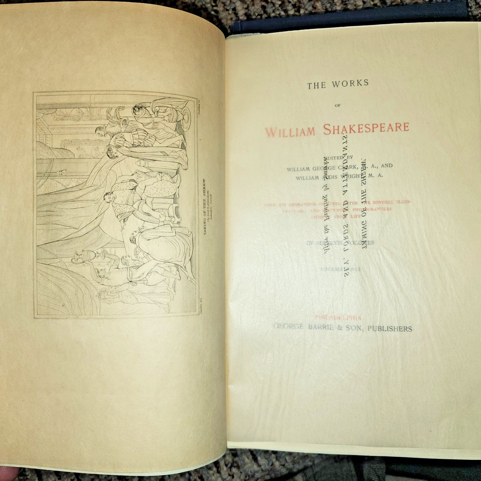 William Shakespeare Interlinear Edition 16 Vol Set Japanese Vellum Ltd 39/500