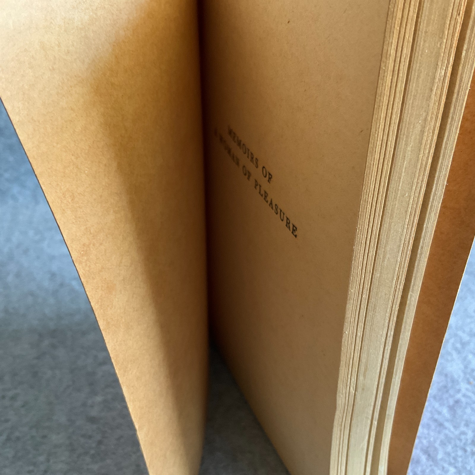 FANNY HILL Memoirs of A Woman of Pleasure by John Cleland – Good Condition