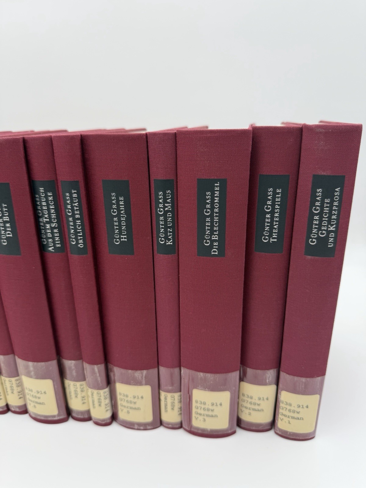 Gunter Grass Werkausgabe 16 Vol Set German Literature Hardcover Books