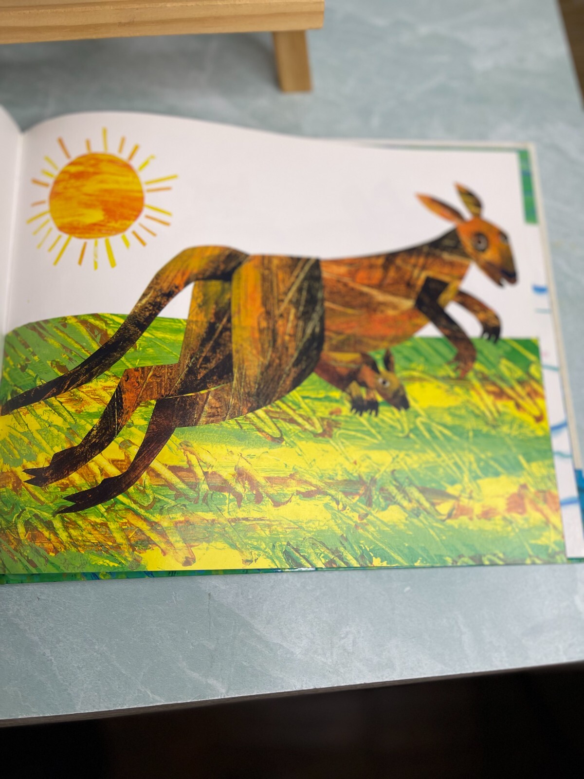 Vintage 2000 Eric Carle Does a Kangaroo Have a mother too book hardcover
