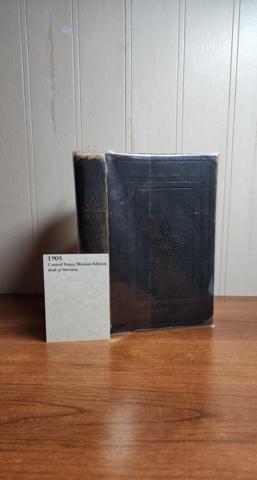 1905 Book Of Mormon Central States Mission Edition Kansas City LDS Antique