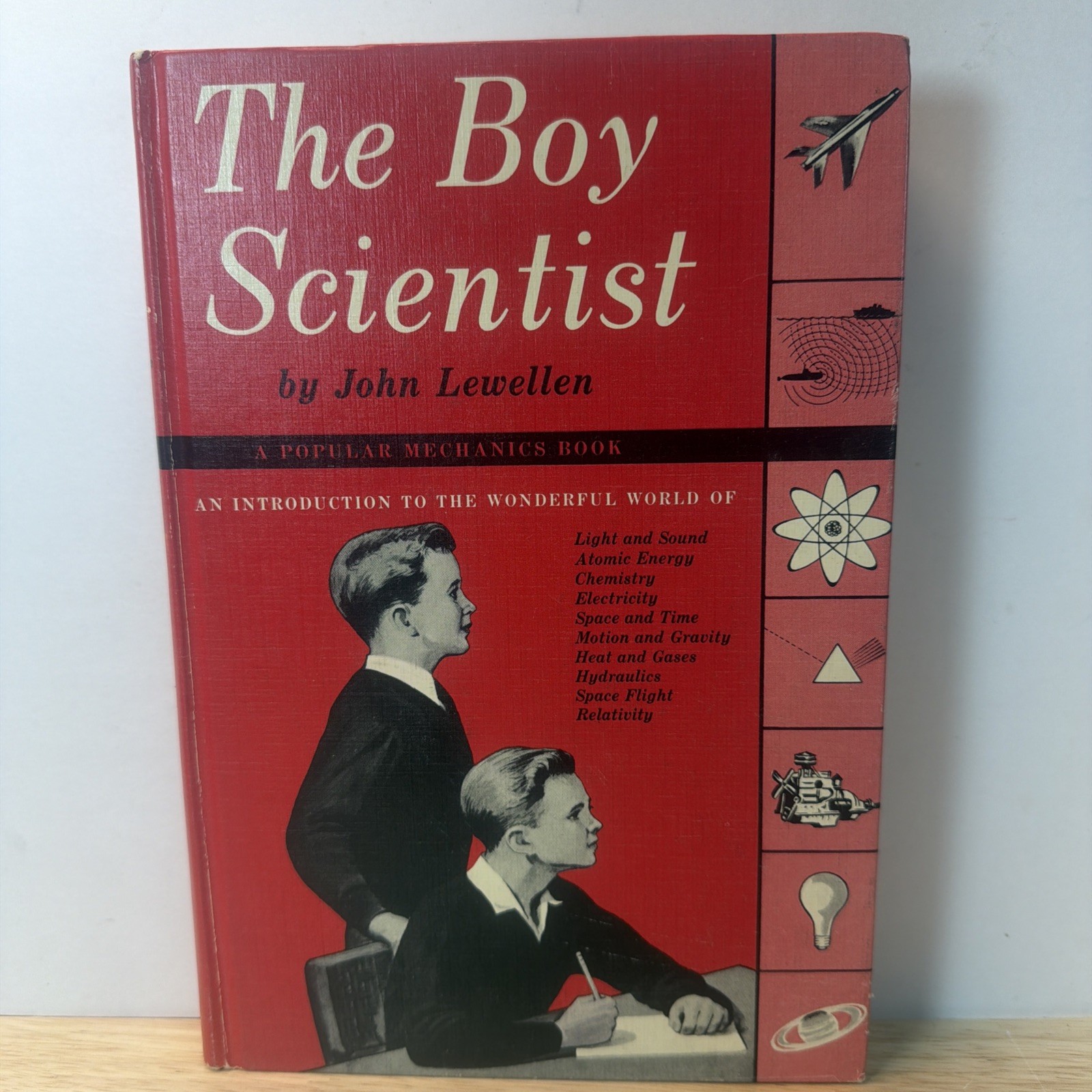 The Boy Scientist ~ John Lewellen HC 1960 9th Printing Illustrate Robert Barker