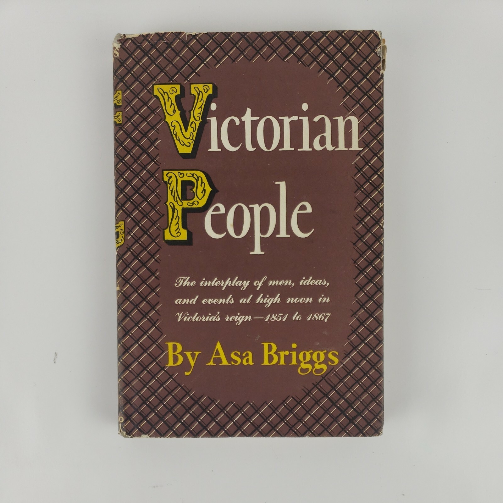 Victorian People Asa Briggs 1955 Hardcover Dust Jacket