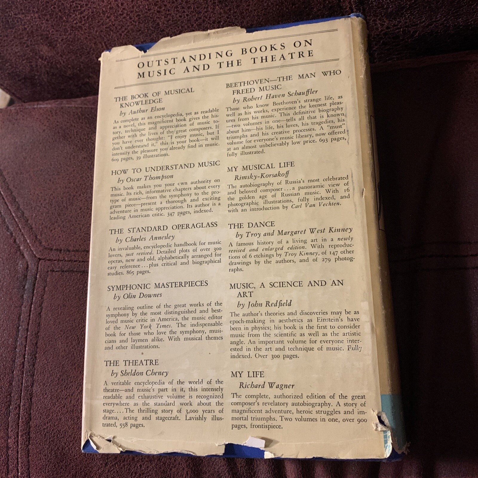Schima KAUFMAN / Mendelssohn A Second Elijah 1st Edition 1936 Dj Ripped