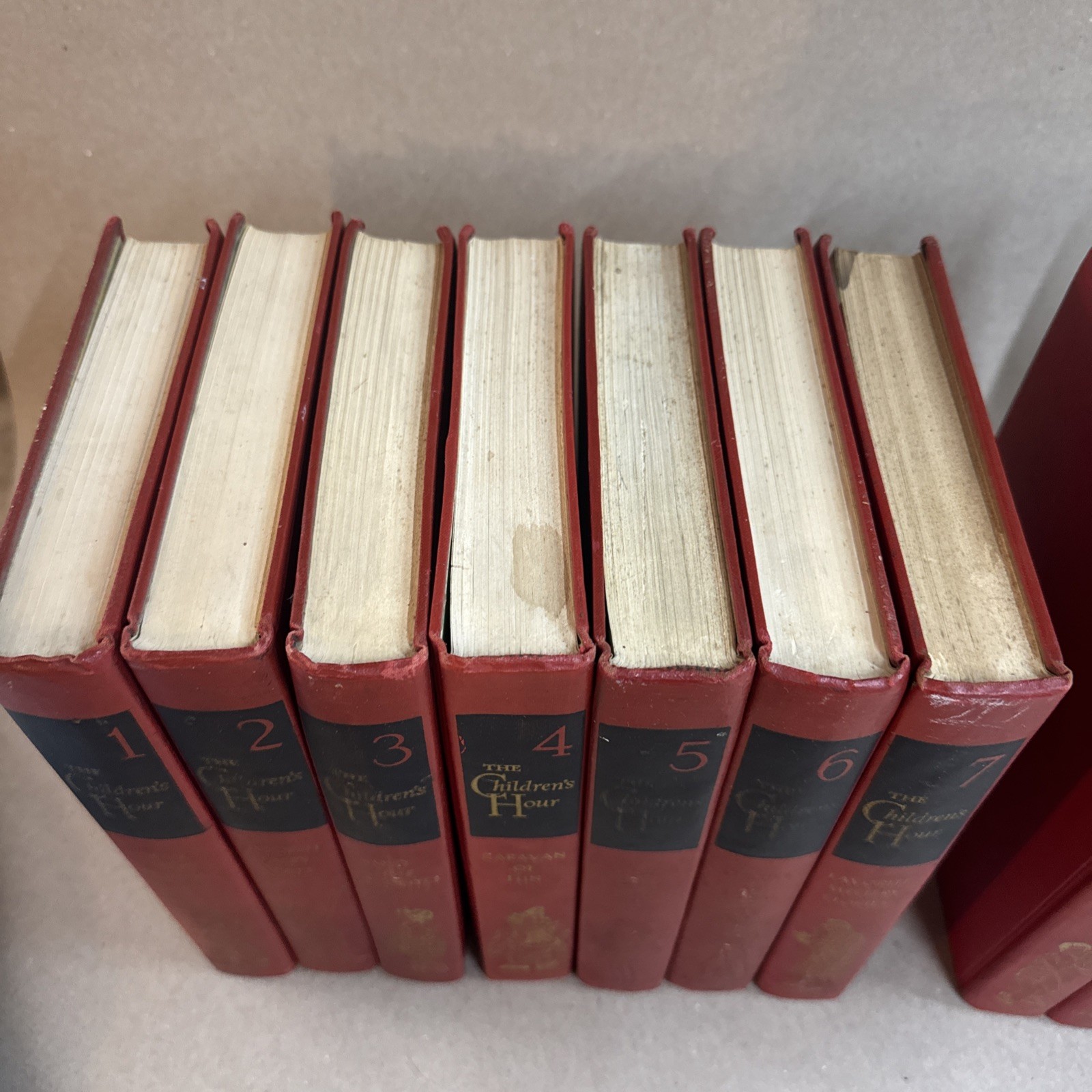 Children’s Hour Story Books ~ Vintage Hardcover 1953 ~ 12 Volume Set