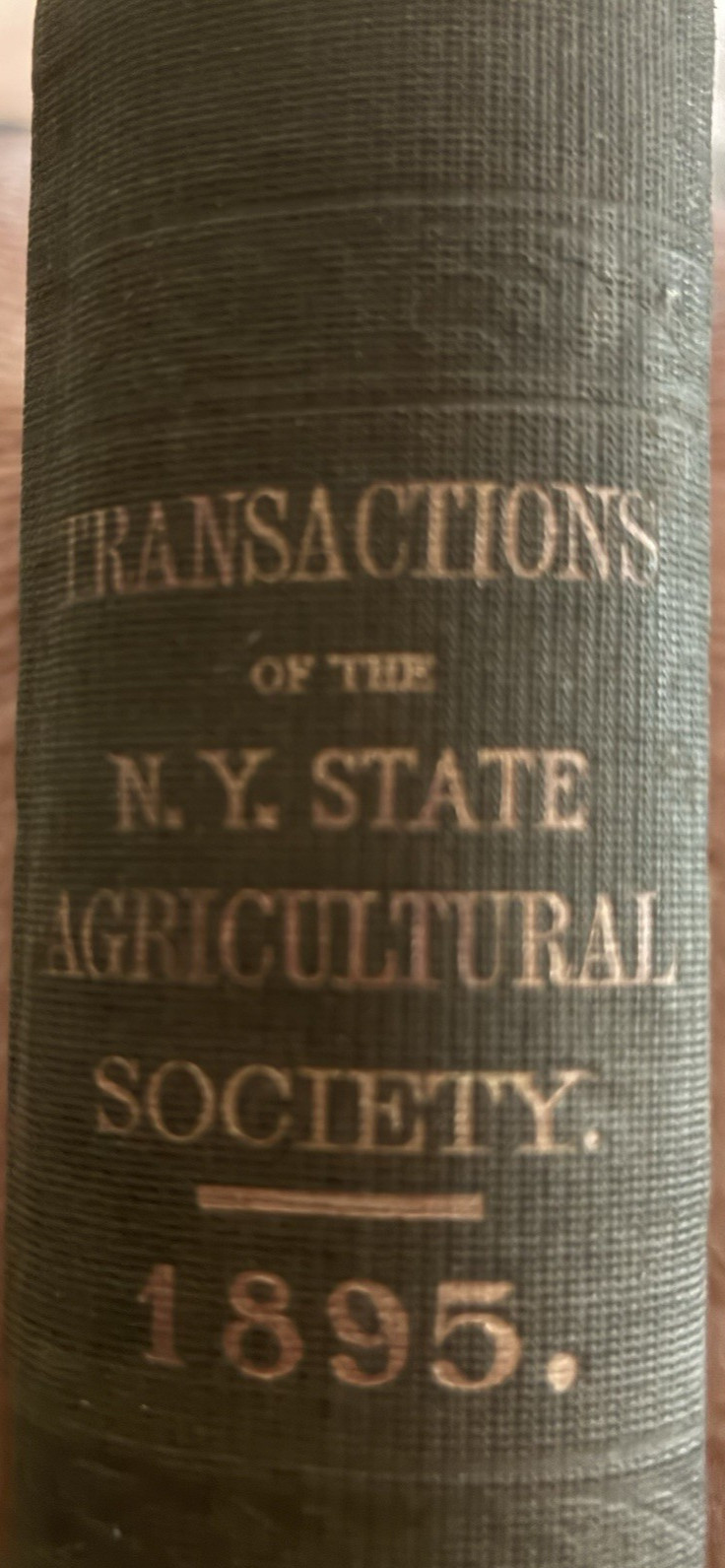 Transactions Of N.Y. State Agricultural Society 1895