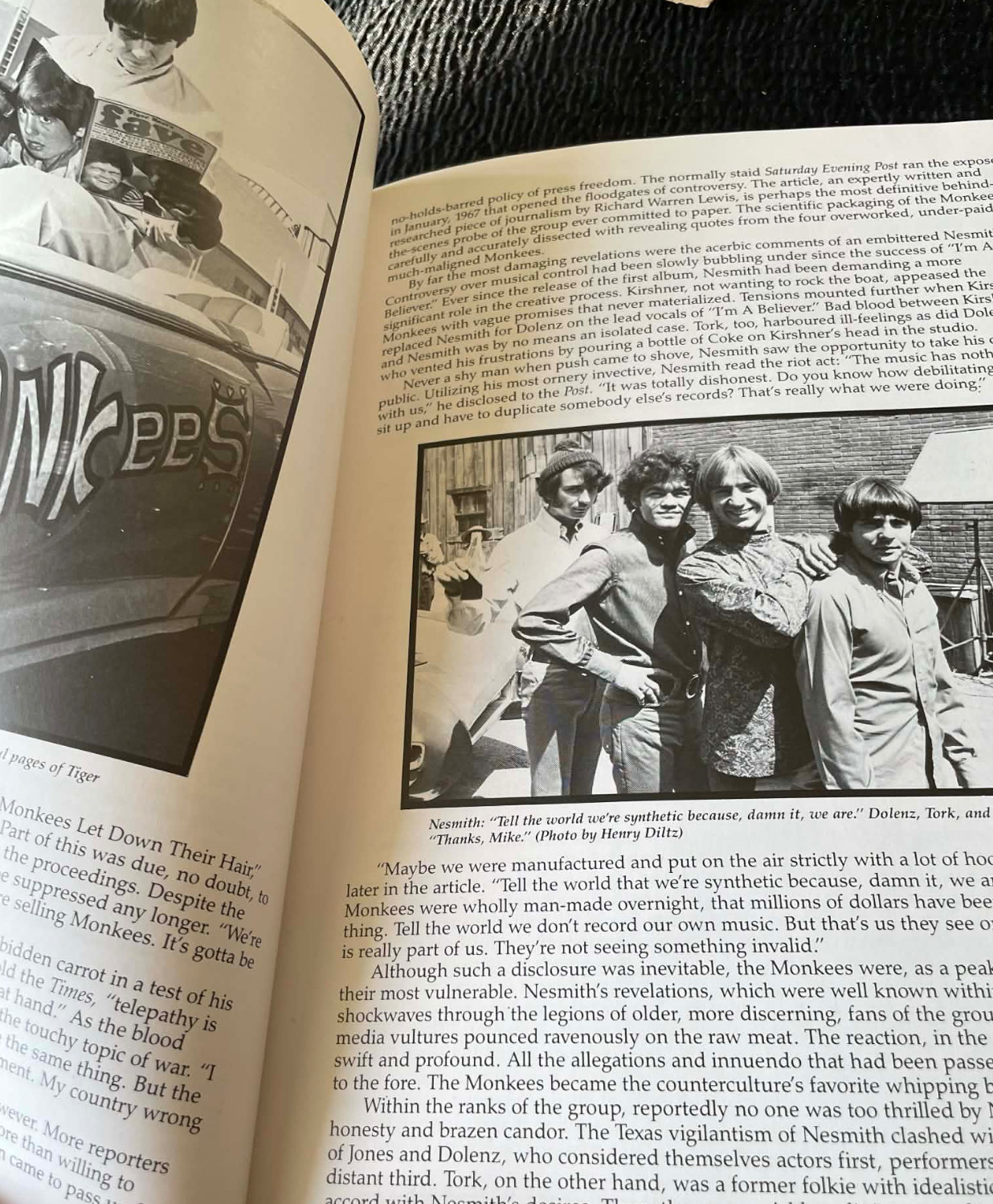 Monkees Tale Eric Lefcowitz 1986 Last Gasp Paperback Book Monkees History Photos
