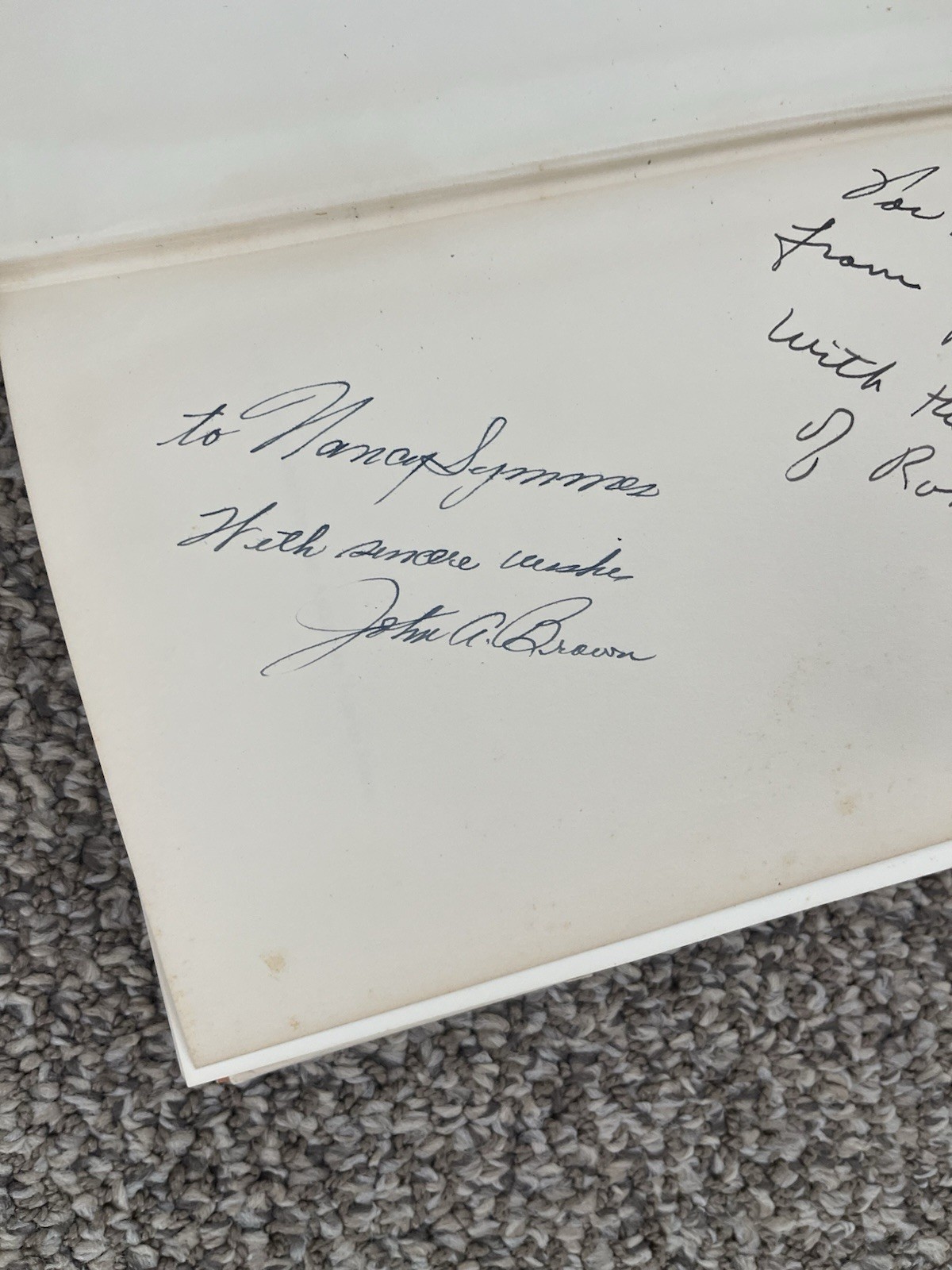 Signed Half-Sun on the Columbia Biography of Chief Moses Ruby Brown