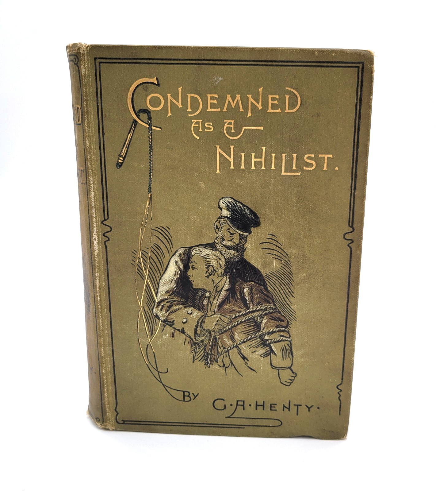 G.A. Henty Condemned As a Nihilist HC c1905-1910 Blackie Walter Paget Illus