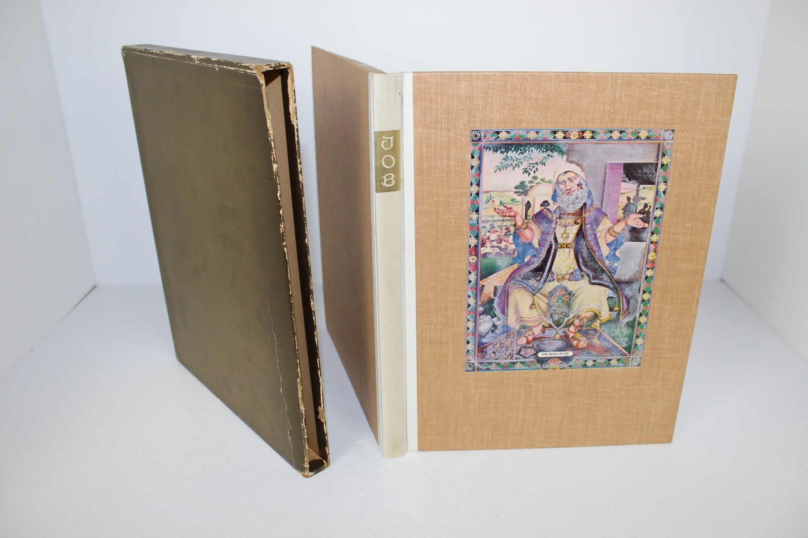 THE BOOK OF JOB – Illust. by Arthur Szyk – Heritage Press, NY, 1946 – Slipcase