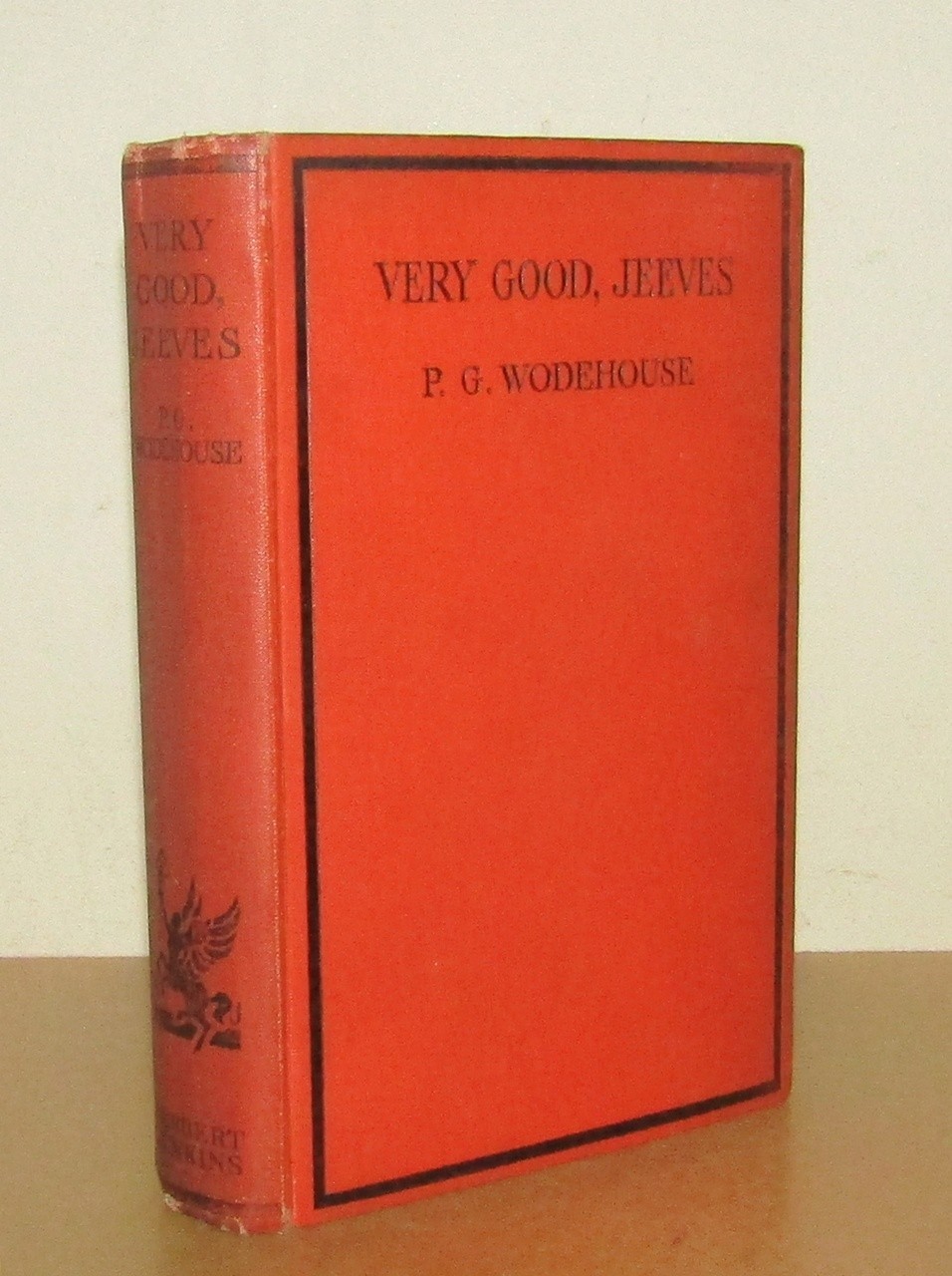 P G Wodehouse – Very Good, Jeeves! – 1st/2nd (Herbert Jenkins First Edition)