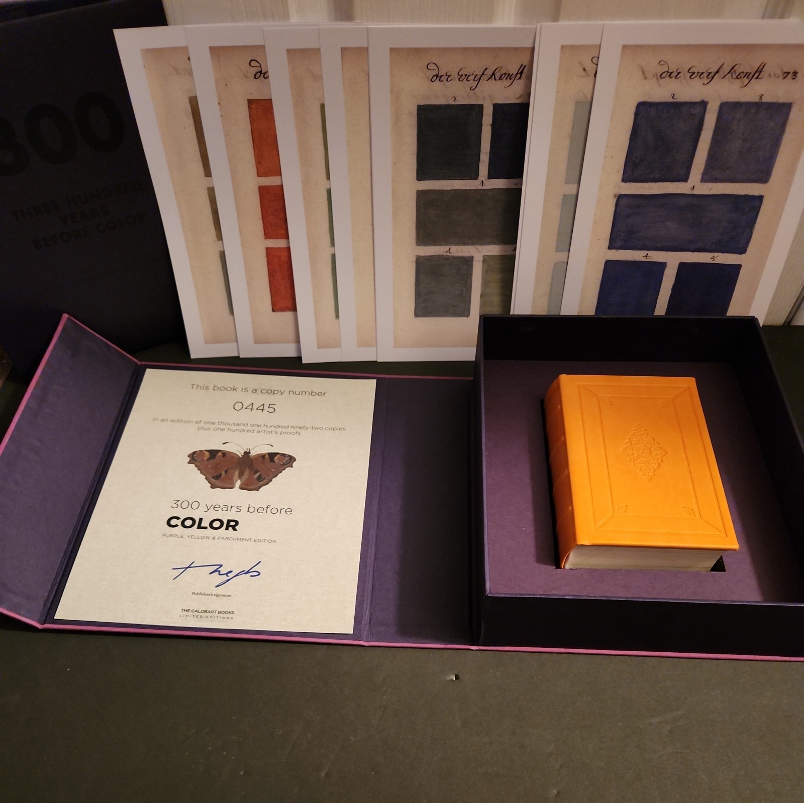 300 Years Before color. purple,yellow & parchment Edition Limited Editions# 0445