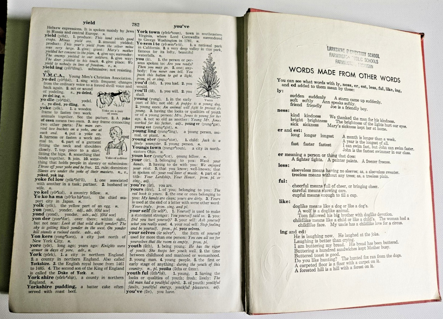 Thorndike Barnhart Junior Dictionary Copyright 1962- Vintage