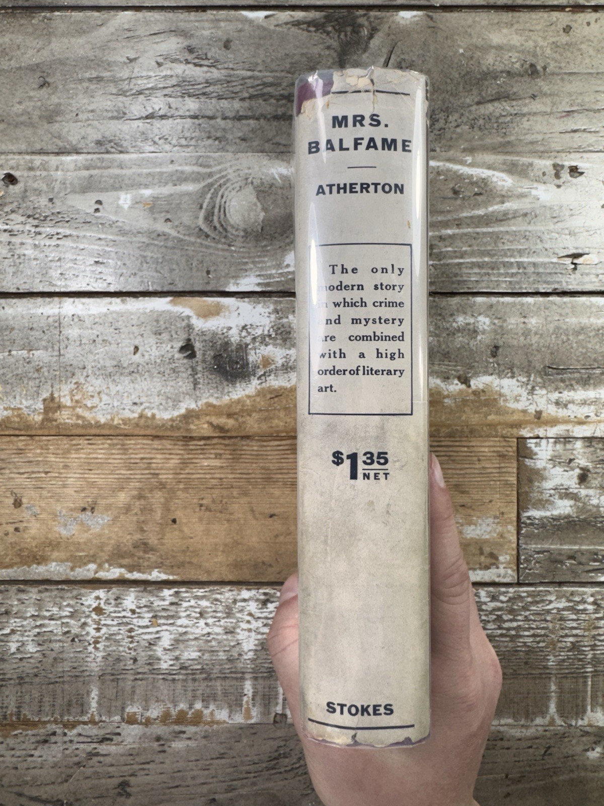 1916 Antique Novel “Mrs. Balfame” Gertrude Atherton, Dust Jacket, 3rd P