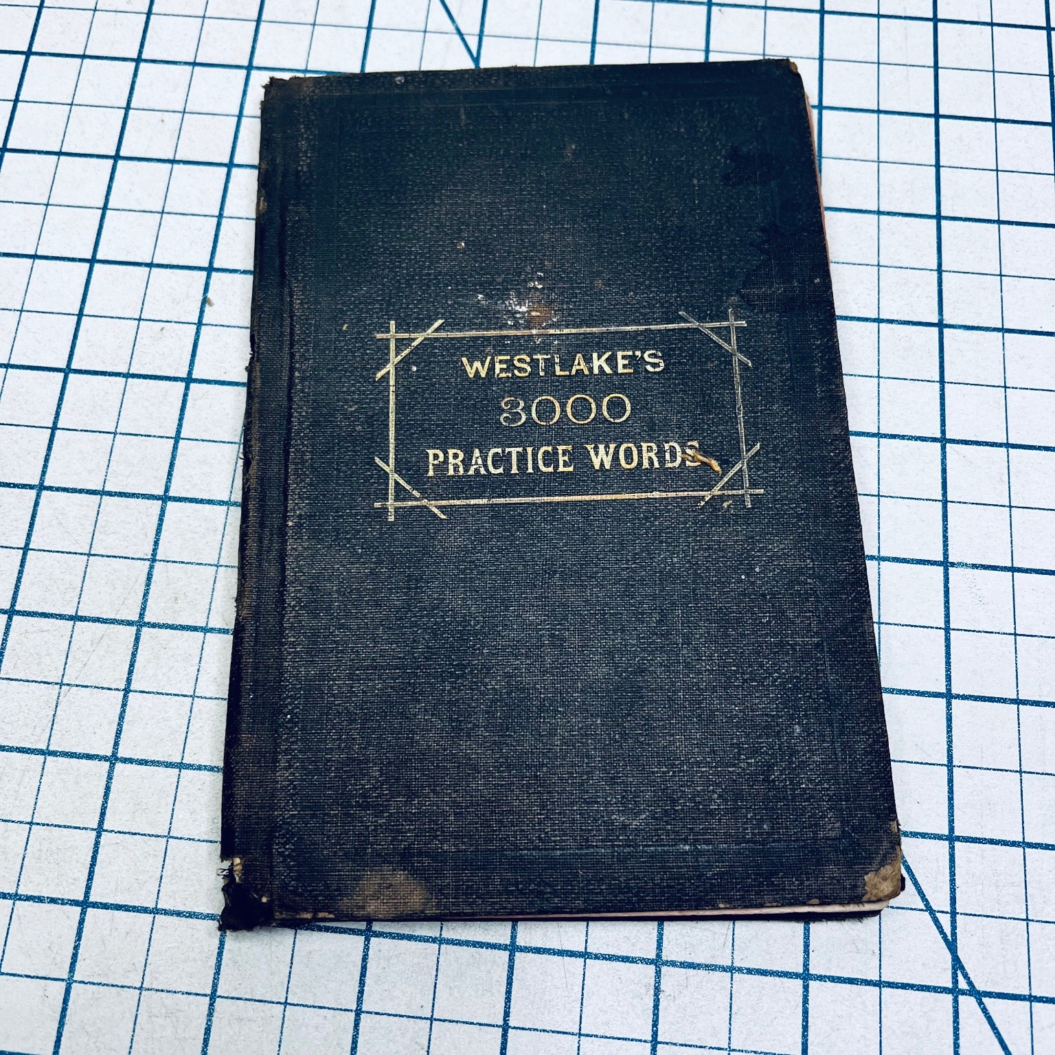 Louisburg College NC 3000 Practice Words J Willis Westlake 1874 Antique Textbook