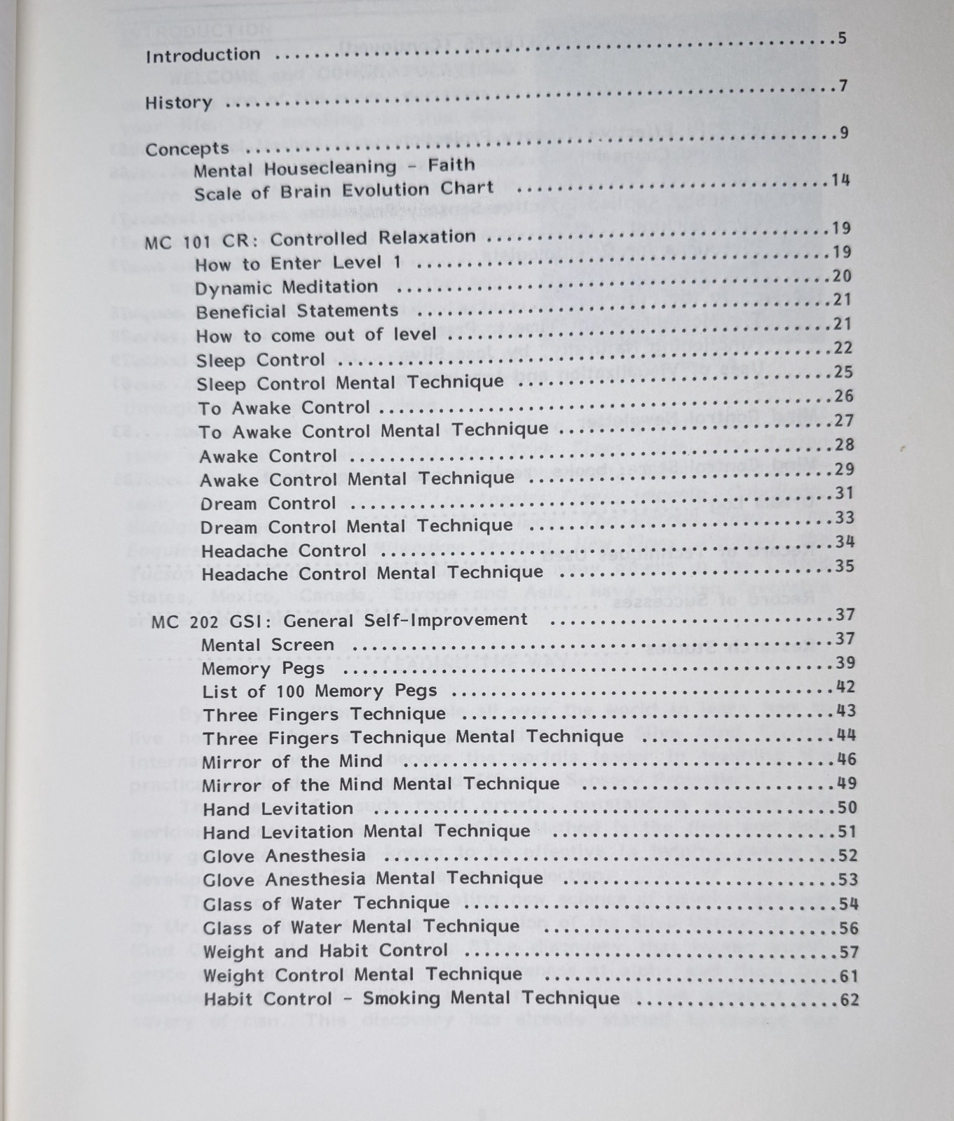Silva Method Basic Lecture Series Mind Development & Stress Control 1985 PB RARE
