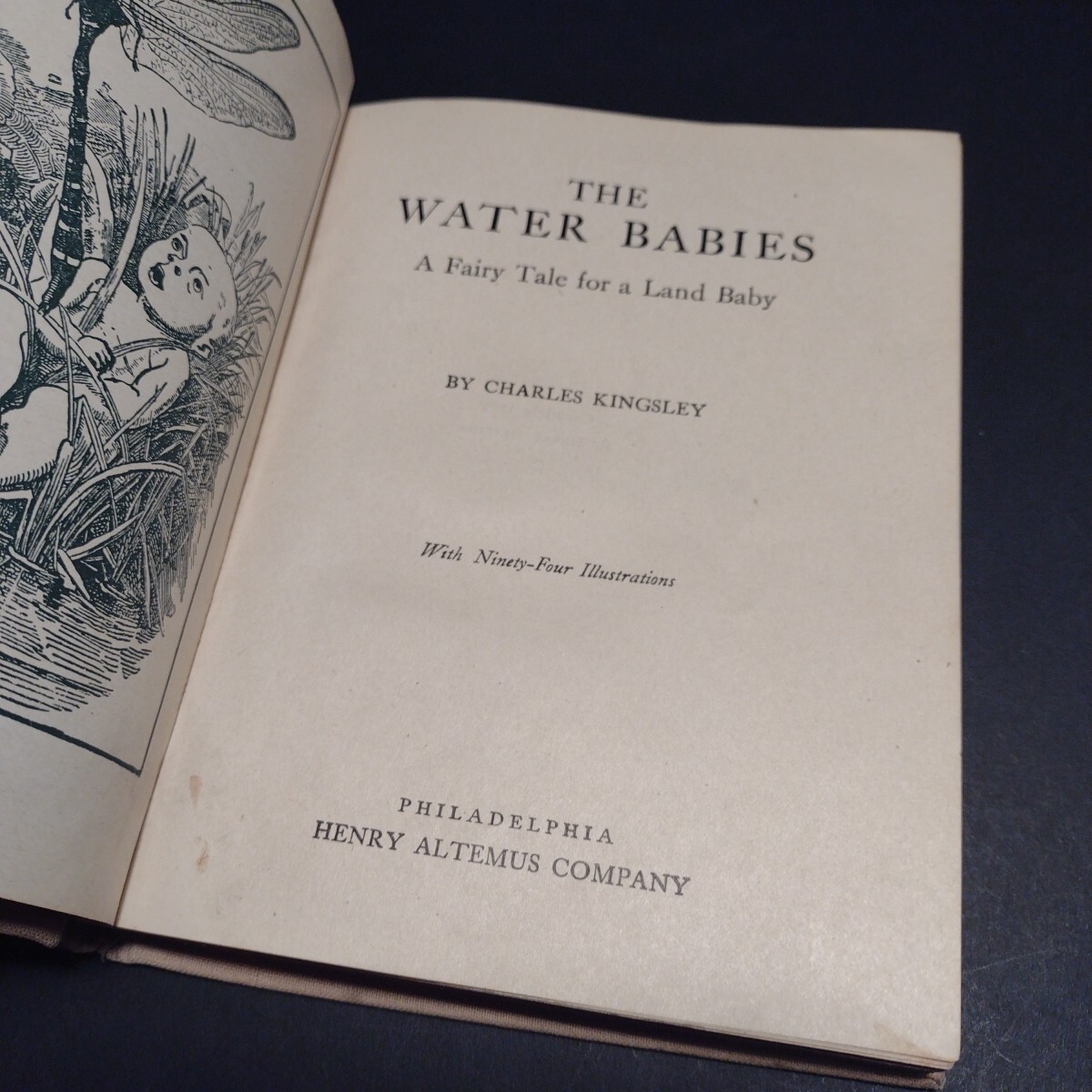The Water Babies: A Fairy Tale for A Land Baby by Charles Kingsley -1899 -HC
