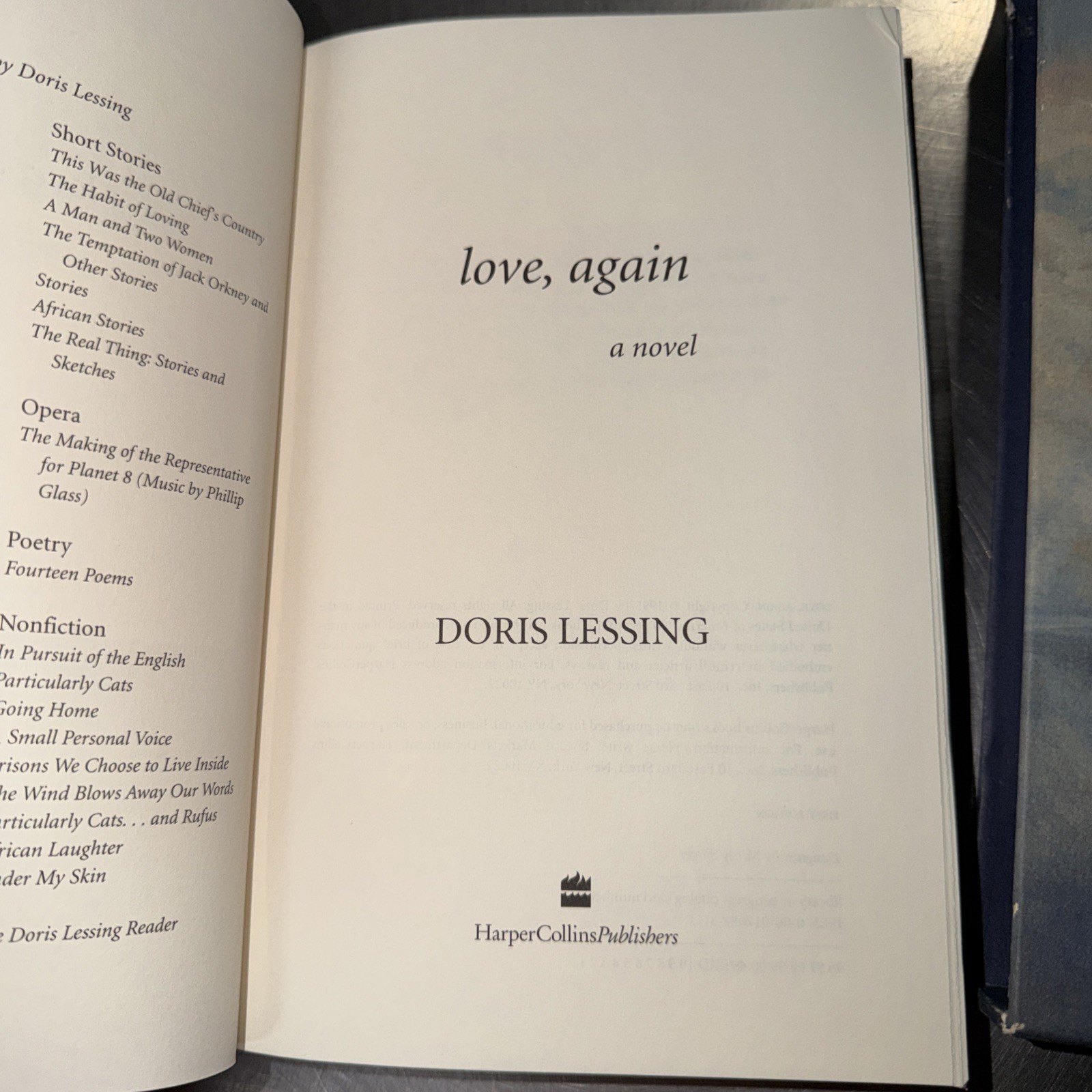 DORIS LESSING SIGNED – LOVE AGAIN – LIMITED FIRST EDITION – NOBEL PRIZE 2007