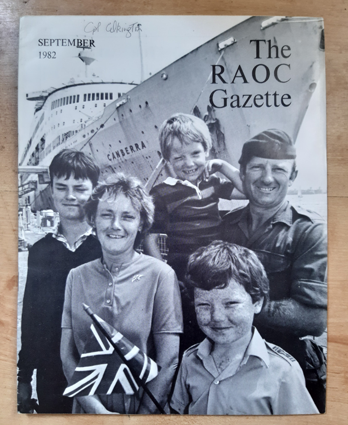 THE RAOC ROYAL ARMY ORDNANCE CORPS GAZETTE SEPTEMBER 1982 / xv