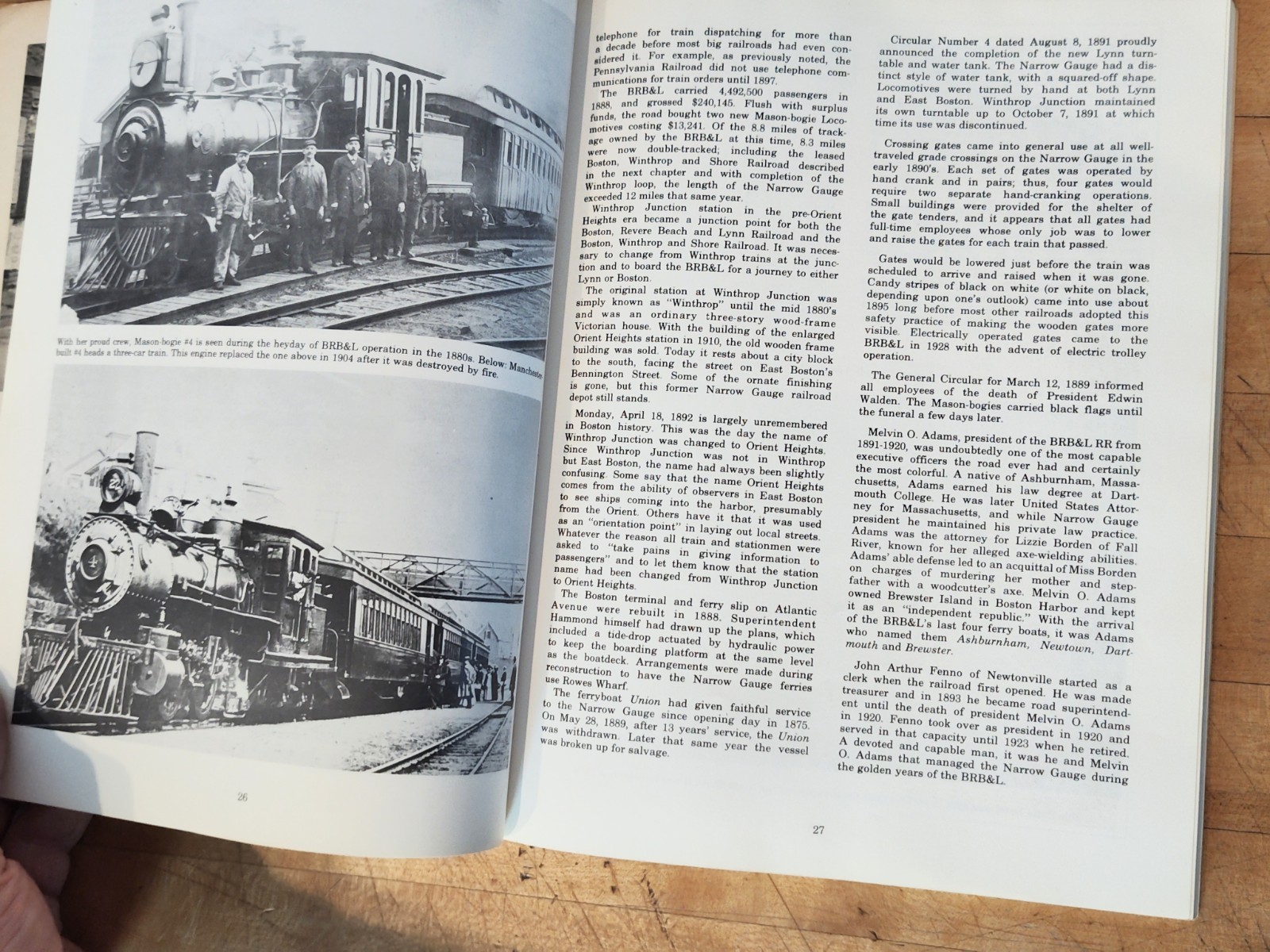 Narrow Gauge Story Of Boston Revere Beach & Lynn Railroad w/Inserts Stanley