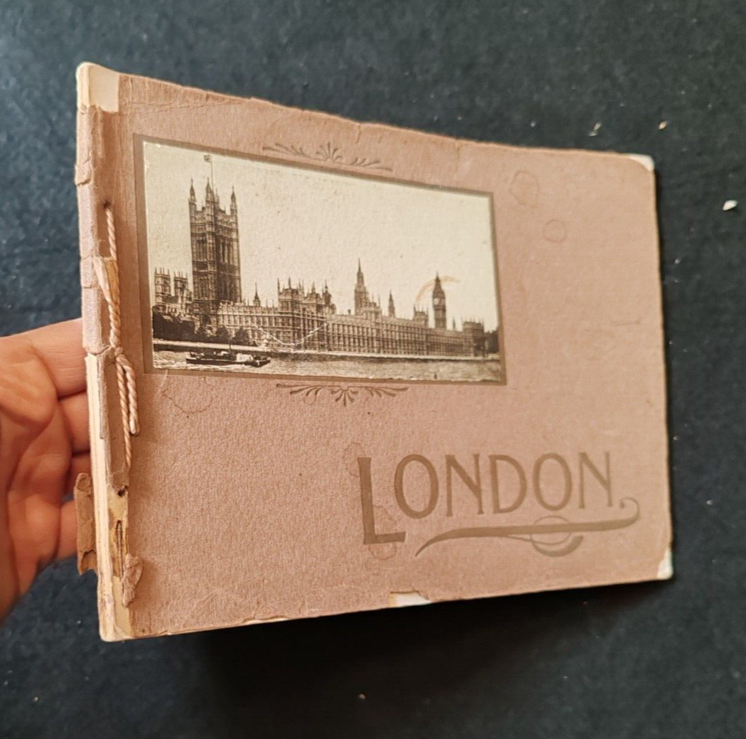 ANTICO ALBO VEDUTE DI LONDRA PHOTOGRAPHIC VIEW ALBUM OF LONDON