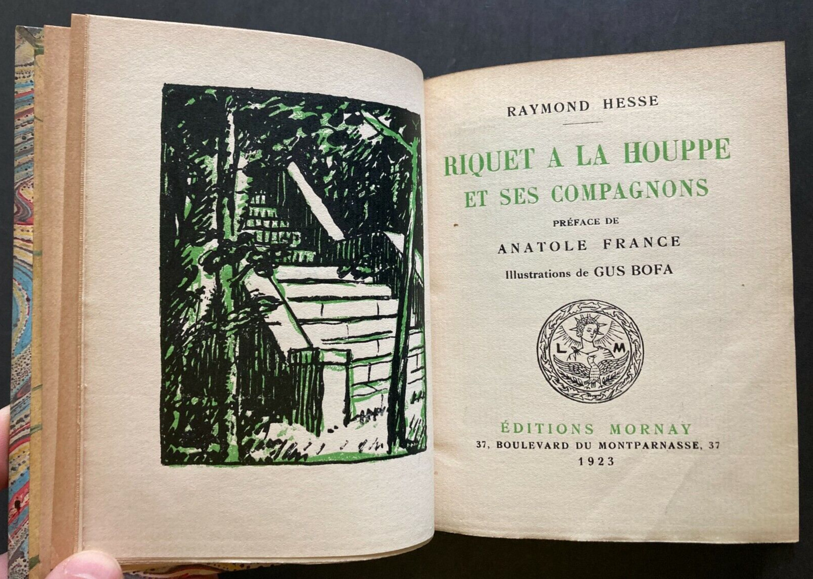 1923 Riquet a la Houppe by R. Hesse, Foreword A. France, Illustrations Gus Bofa