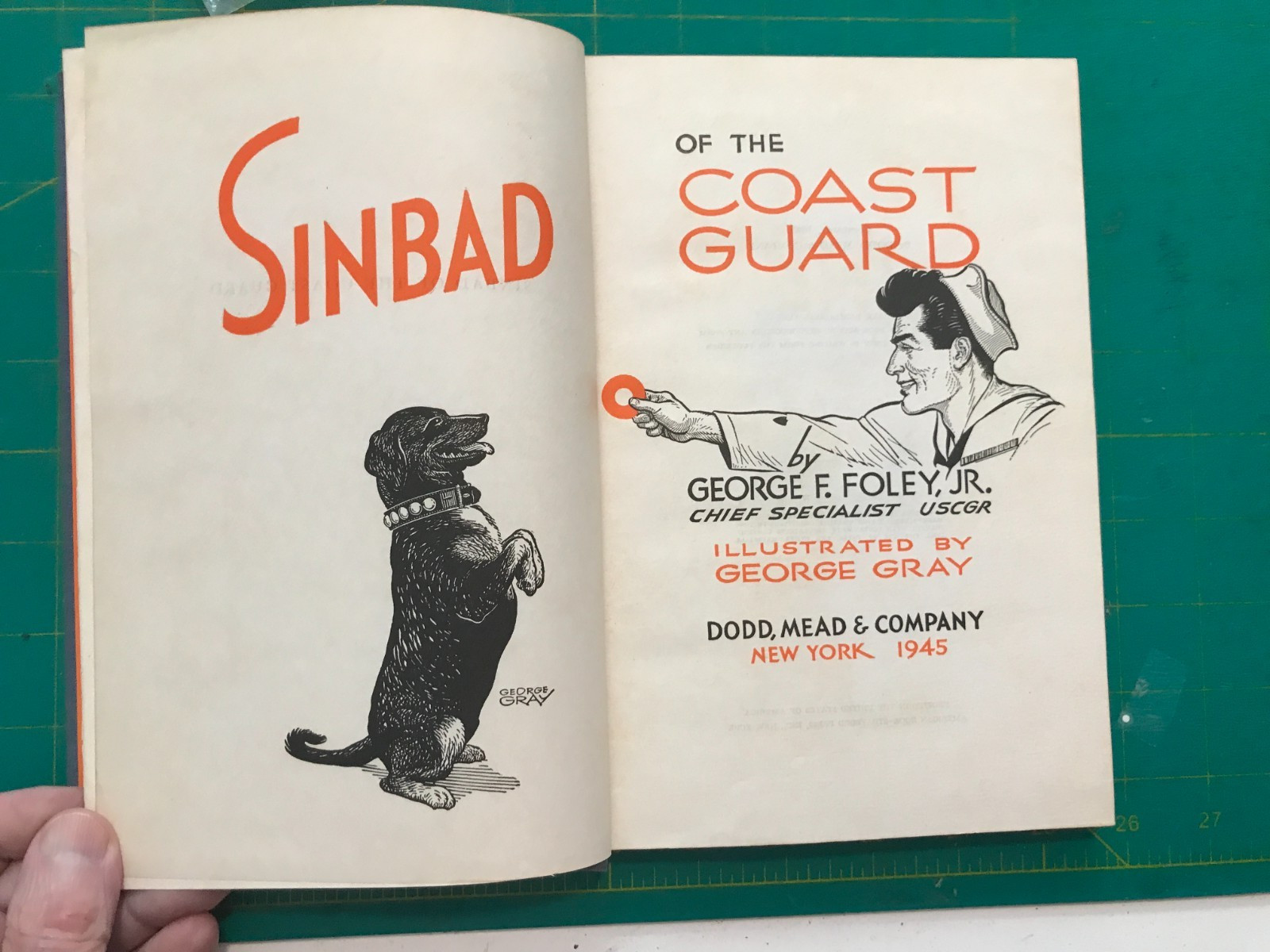 Sinbad of the Coast Guard by George F. Foley 1945 Dodd, Mead & Company