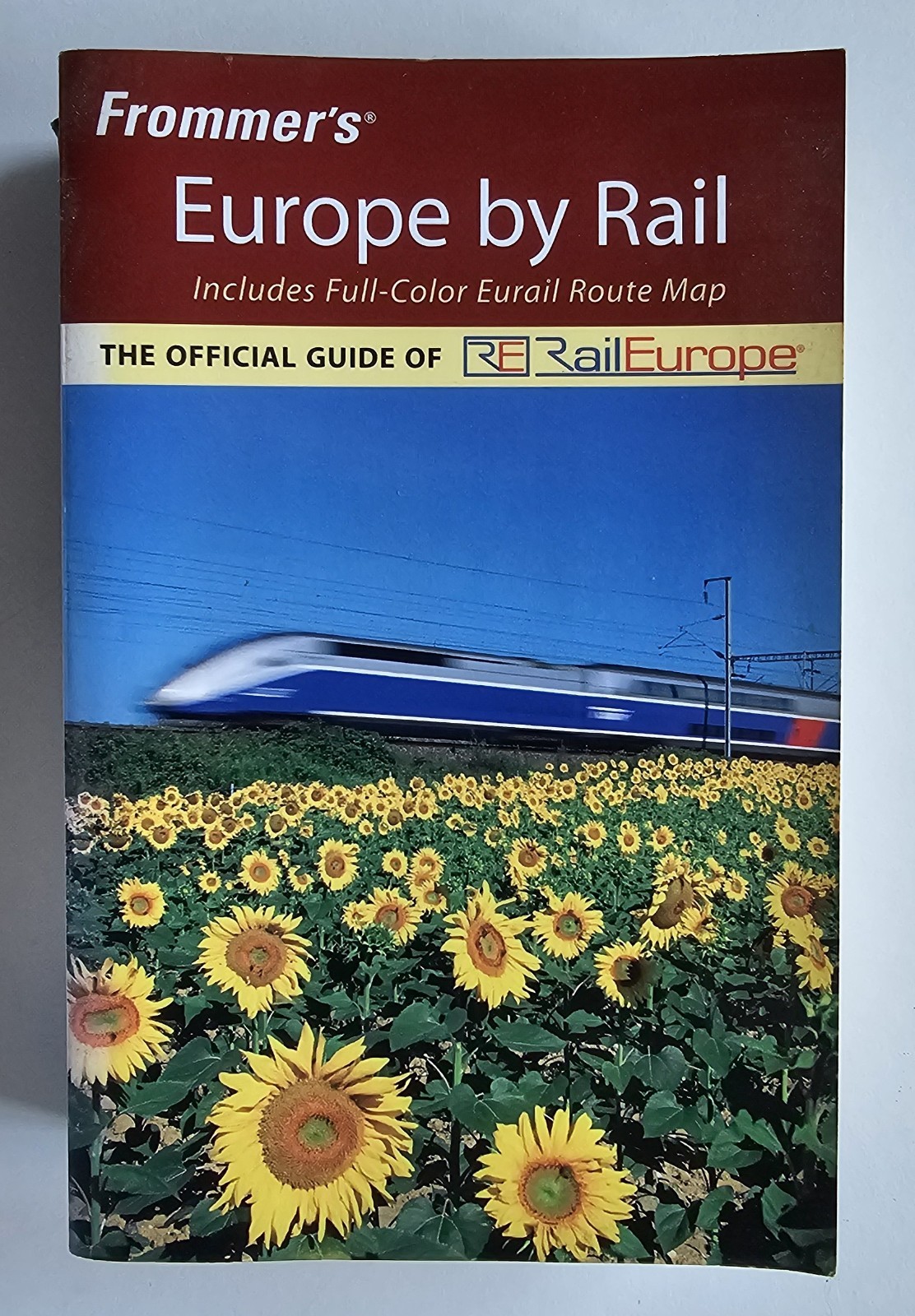 Frommer’s Europe by Rail 2nd Edition Travel Guide Eurail Map Paperback