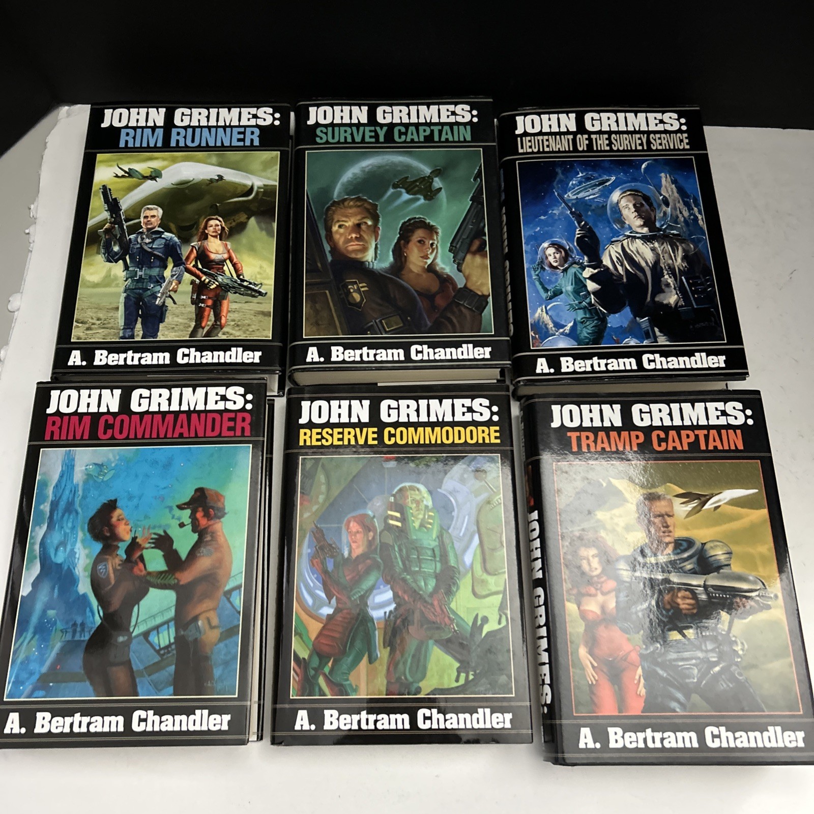 John Grimes 6 Hard Cover Books With DJ 1st Editions Very Good A Bertram Chandler