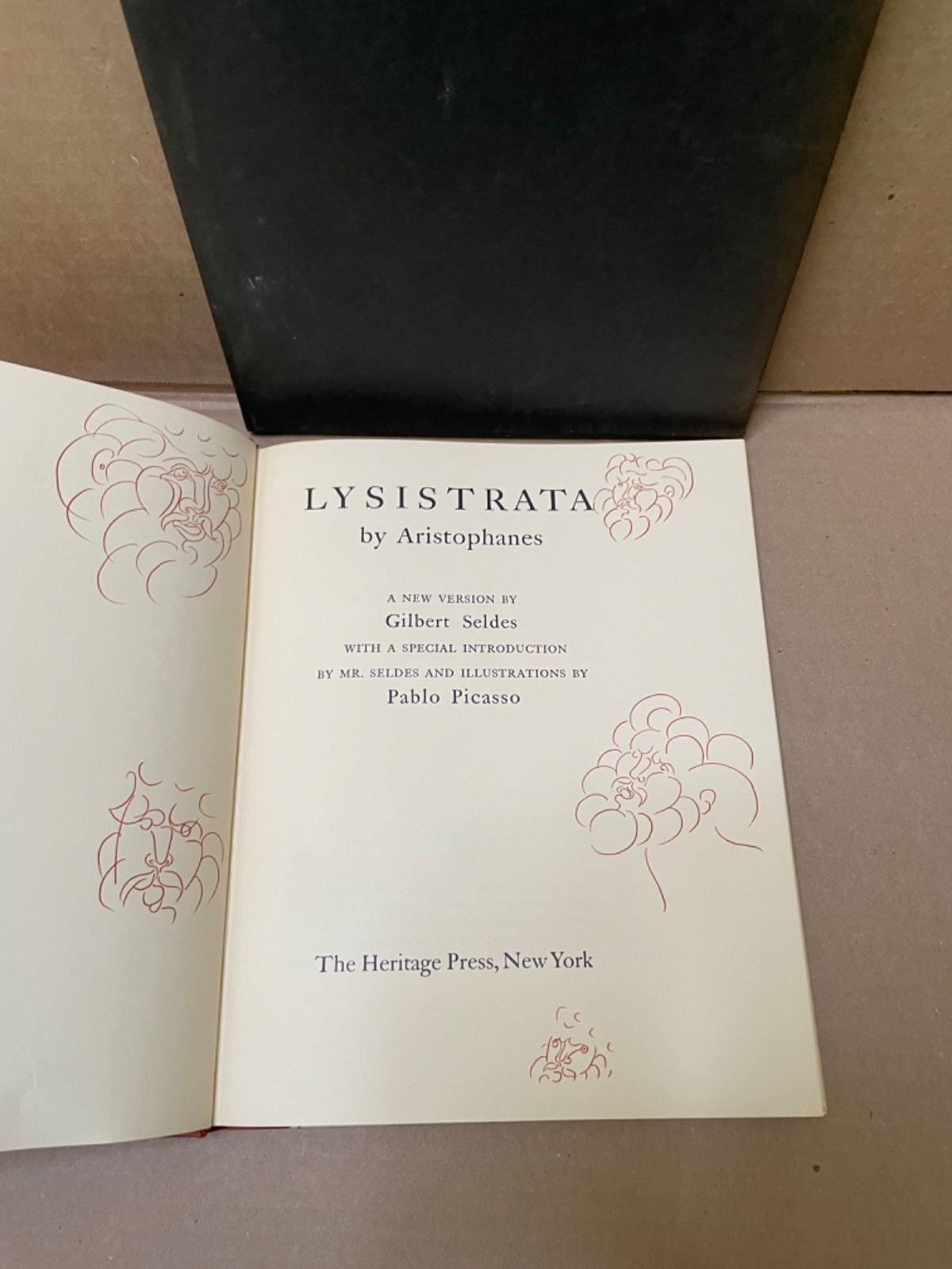 Lysistrata by Aristophanes Illustrations by Pablo Picasso 1962 Heritage Press