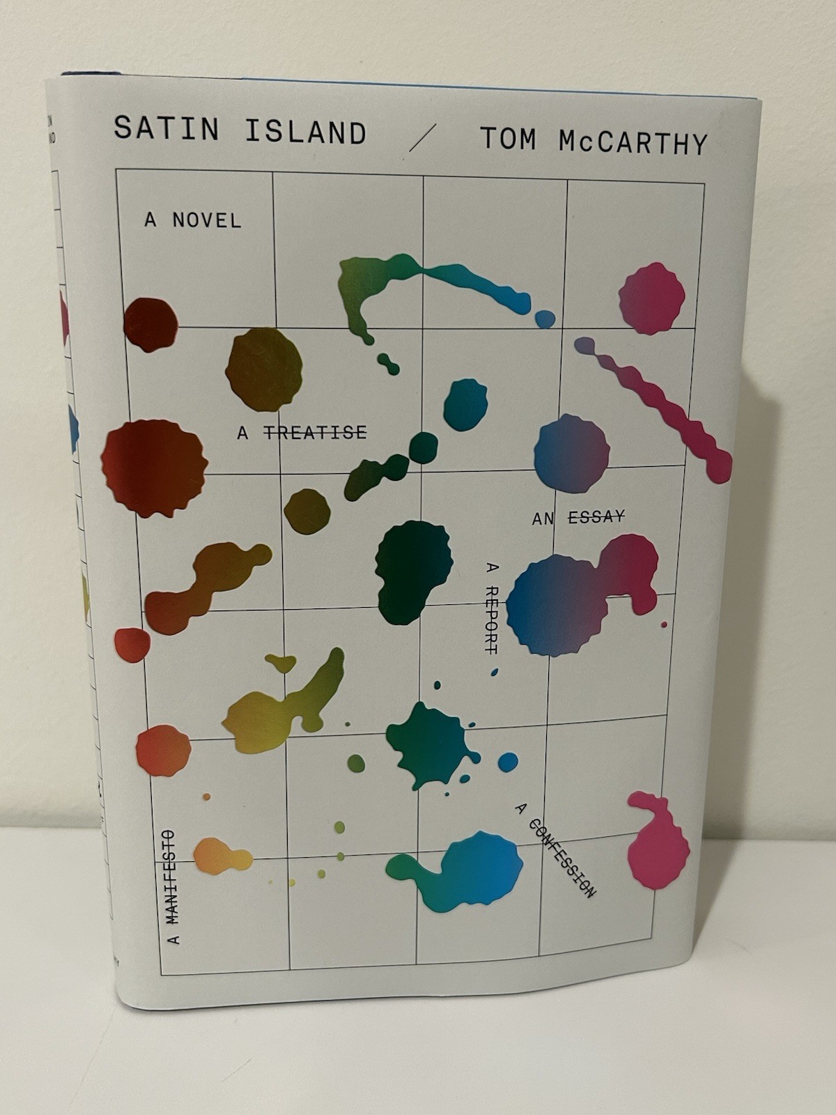 TOM MCCARTHY / SATIN ISLAND / FIRST EDITION 2ND PRINTING HCDJ / VG+