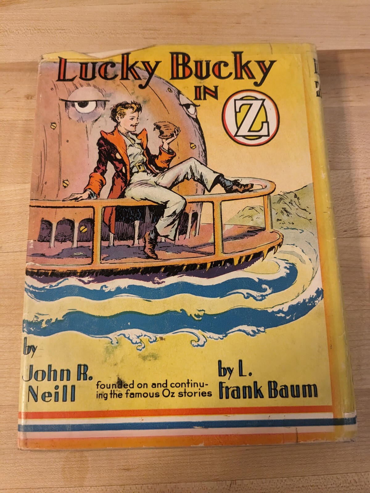 Lucky Bucky in Oz FIRST EDITION 1942 Book by JR Neill & L Frank Baum VG