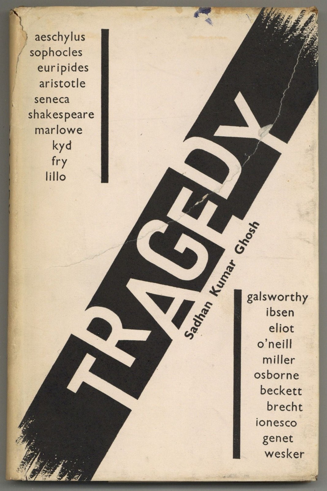 Samuel BECKETT, Sadhan Kumar GHOSH / Tragedy Signed 1st Edition 1965