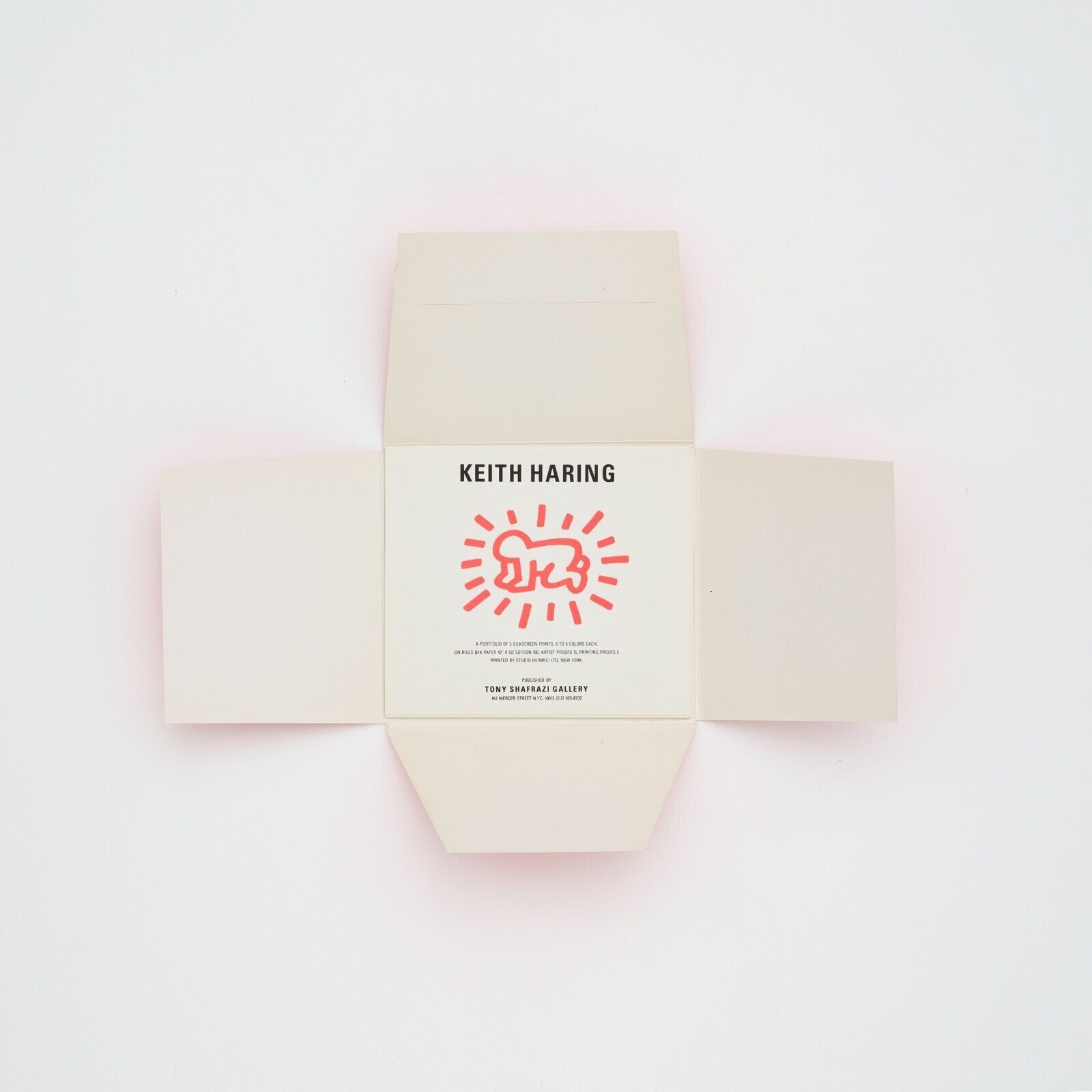 KEITH HARING „The Fertility Suite“ Tony Shafrazi Gallery Promotional Cards 1983