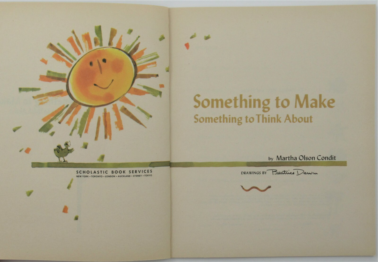 Something to Make Something to Think About by Martha Olson Condit TJ3056 – 1975