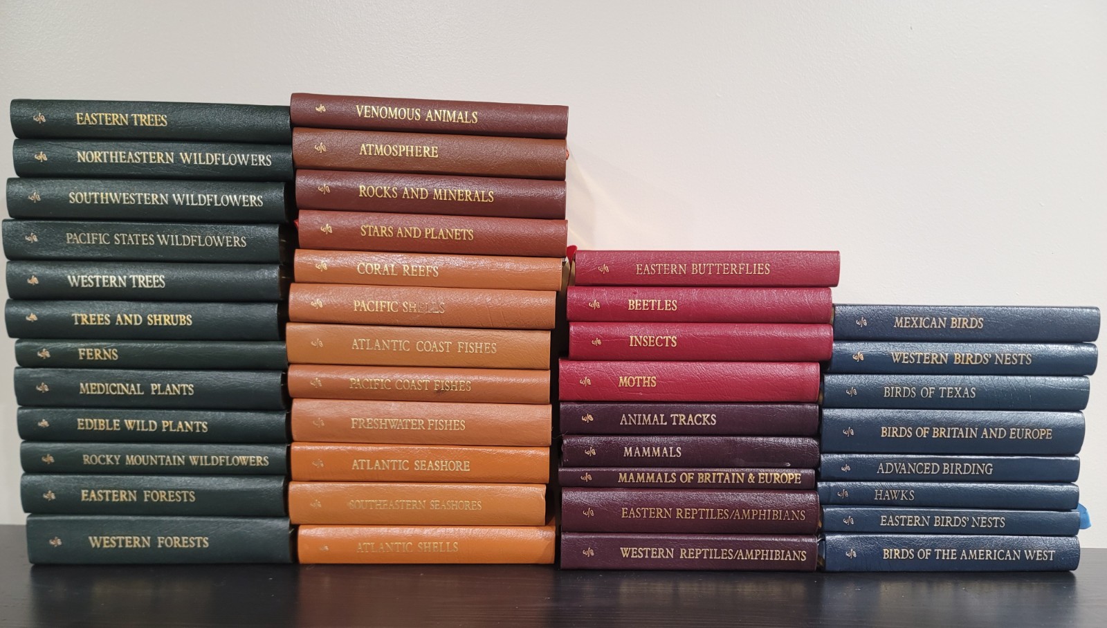 Roger Tory Peterson Field Guides, Lot of 41 w/39 Bookplates, Easton Press, Mint