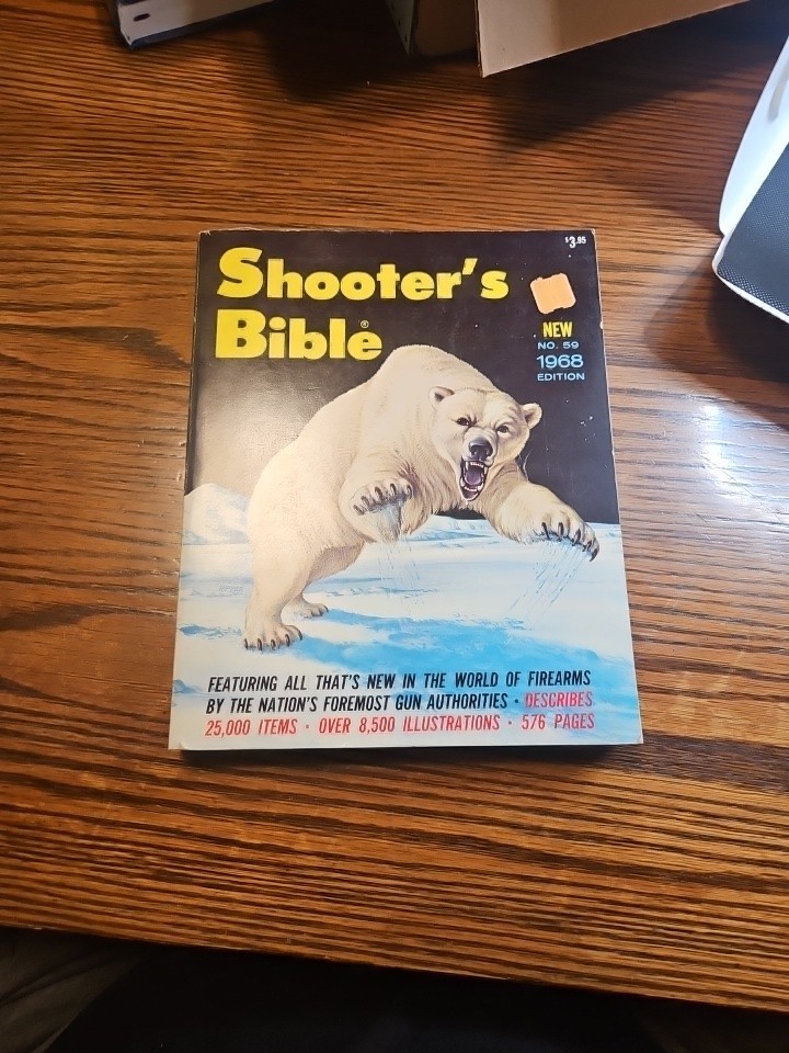 Shooter’s Bible 1968 World’s Greatest Gun Book 59th Edition, Very Good, Vintage