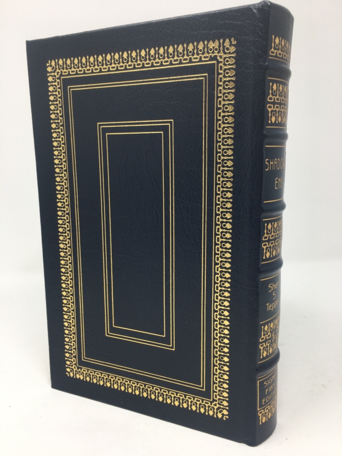 MINT TRIPLE SIGNED Easton Press Shadow’s End By Sheri S Tepper, Sci Fi