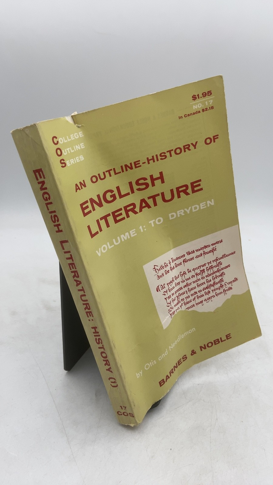 An Outline-History of English Literature Volume 1: To Dryden William Bradley …