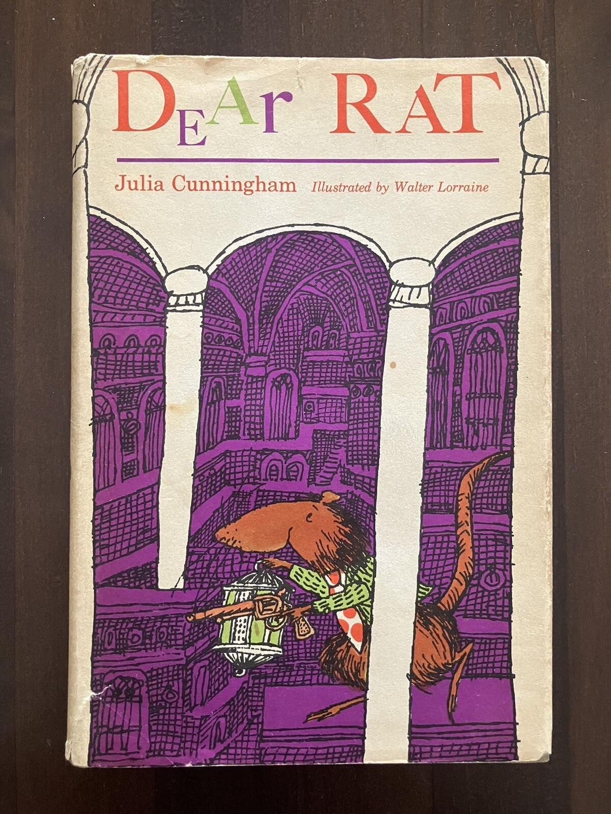 Julia Cunningham/Dear Rat/HBDJ/First Edition/1961/Walter Lorraine