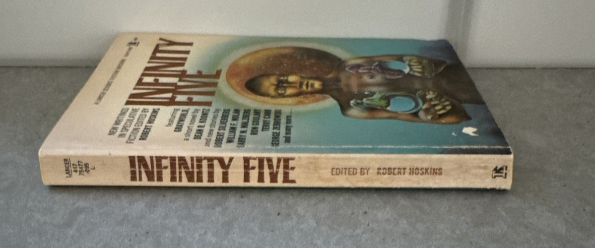 Infinity Five Edited by Robert Hoskins Vintage 1973 Lancer Books Paperback