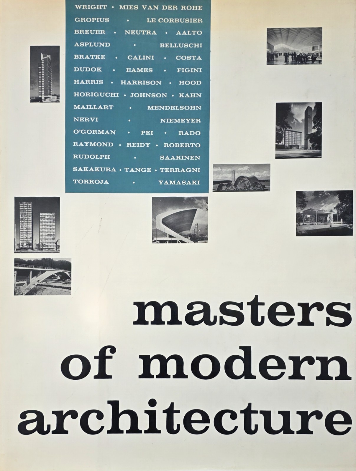 Masters of Modern Architecture by John Peter Rare 1958 First Edition – BRAND NEW