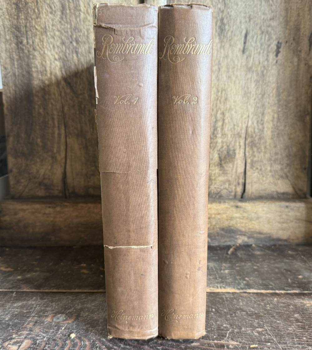 Rembrandt His Life, His Work His Times by Emile Michel Heinemann 1894 2vol set