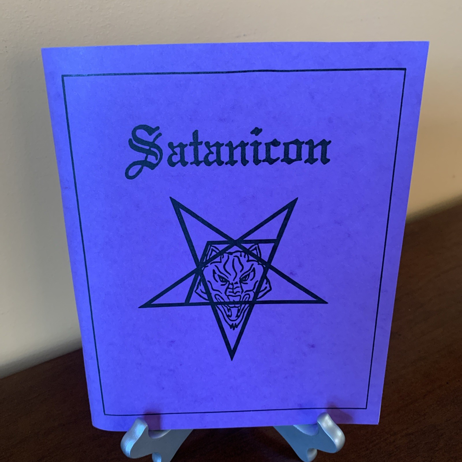 Satanicon The Book Of Evil By Adrian Clavex The Blackstar Church 1995 2nd Print
