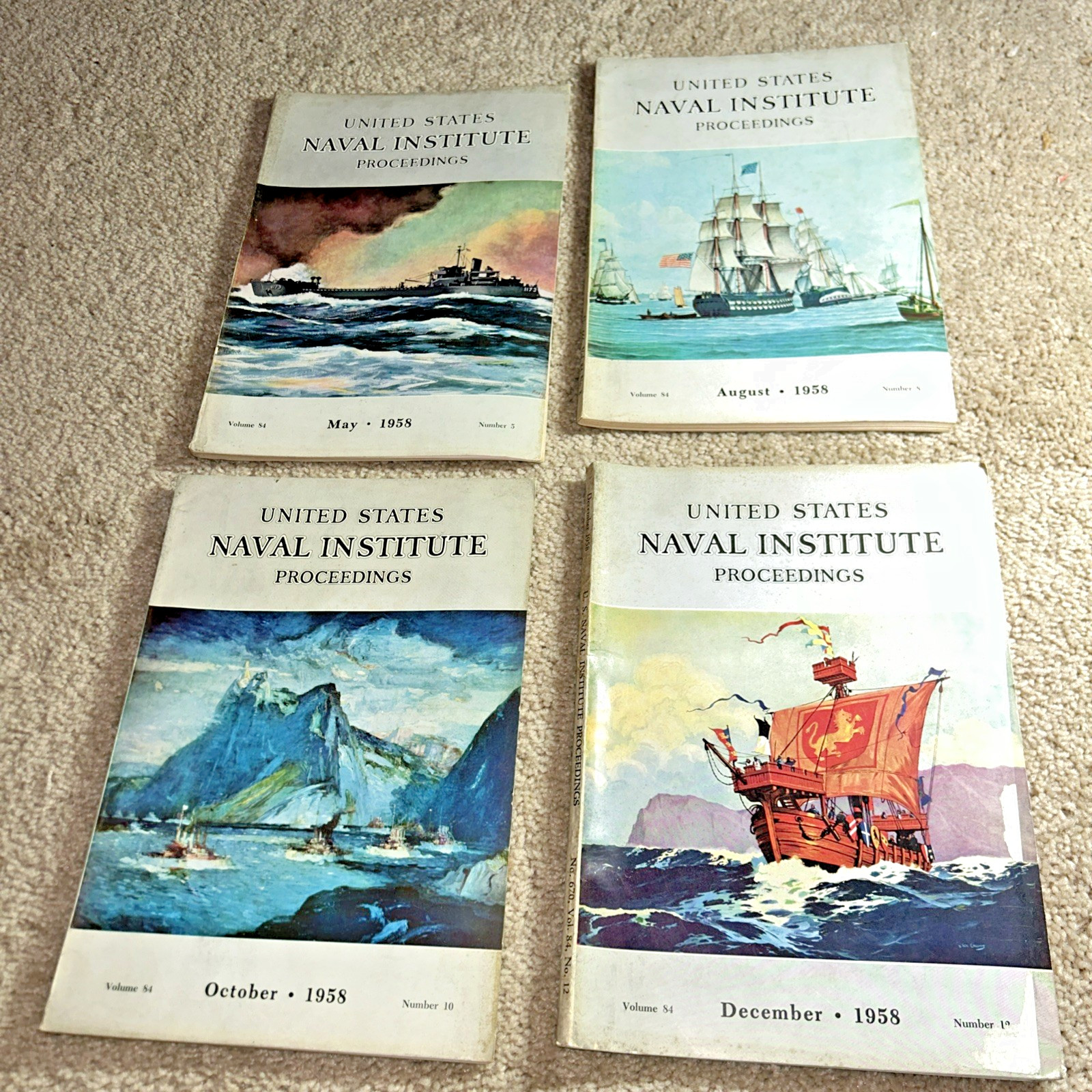 4 – UNITED STATES NAVAL INSTITUTE PROCEEDINGS – 1958 (#4)